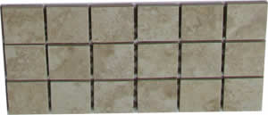 mosaic porcelain tile sample